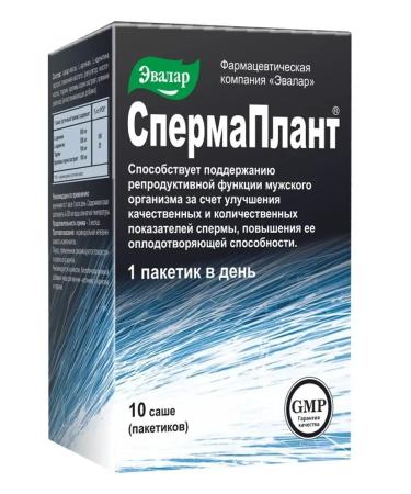 Evalar Spermaplant Sasha No. 10 per 3.5 g - Buy Online on GoSupps.com