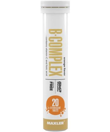 maxler Vitamins of group B B-Complex 20 sparkling tablets orange - Buy Online on GoSupps.com