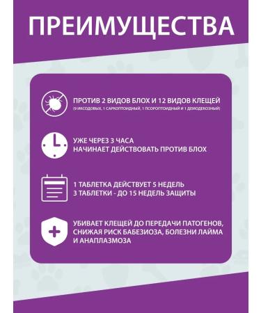 Zoetis Simparika 10 mg (units 3 tablets) from 2.6 - 5 kg. Term 04.2027 - Buy Online on GoSupps.com