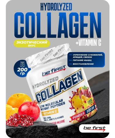 Be First Collagen + vitamin C 200 grams exotic