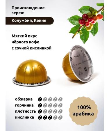 Nespresso Coffee in the capsules of Nepresso Vertuo Solelio 10 pcs - Buy Online on GoSupps.com