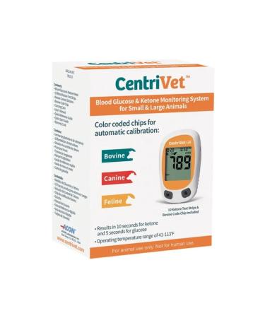 CentriVet Analyzer for determining glucose and ketones in the blood