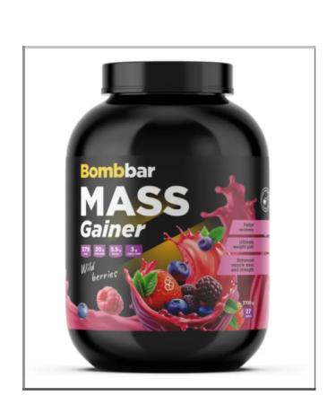 BombBar Gainer Mass Gainer Pro Forest Berries 2700g