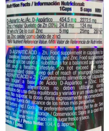 Quamtrax Nutrition DAA Dsparaginic acid 120 capsules testobuster - Buy Online on GoSupps.com