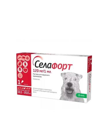 KRKA Sealess for dogs weighing 10 to 20 kg 120 mg 1 ml - Buy Online on GoSupps.com