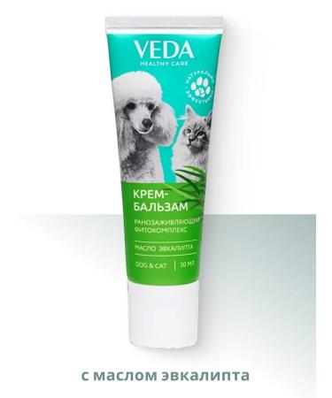 VEDA Cream-balsam wound healing complex eucalyptus 30ml - Buy Online on GoSupps.com