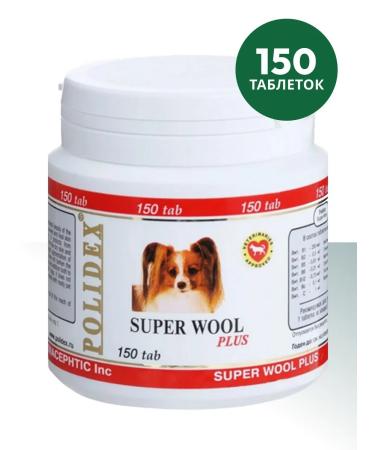 polidex 5943 Super Wool RLus dogs 150Tab - Buy Online on GoSupps.com