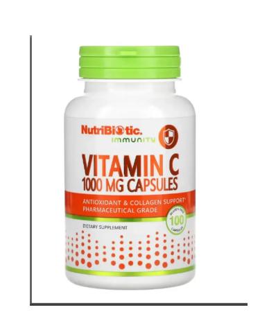 NutriBiotic Vitamin C Vitamin C 1000 mg 100 capsules