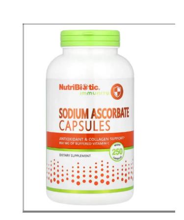 NutriBiotic Vitamin C 850 mg for immunity 250 capsules - Buy Online on GoSupps.com