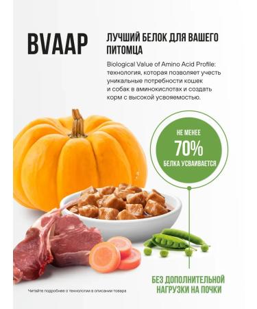 BOWL WOW For kittens and pregnant cats lambs and vegetables 12 pcs 85 grams - Buy Online on GoSupps.com