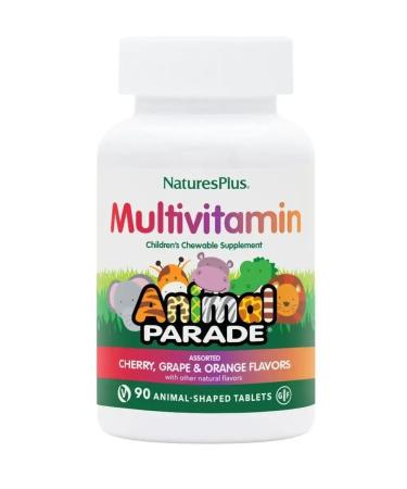 Nature's Plus Children's vitam complex Vishnya Orange Grapes 90Tab - Buy Online on GoSupps.com