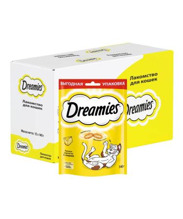 DREAMIES Cat a pillow for cats cheese 140 g 2 pcs - Buy Online on GoSupps.com