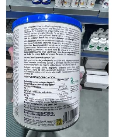 Quamtrax Nutrition Collagen Plus Hydrolyzed collagen 350 grams lemon - Buy Online on GoSupps.com