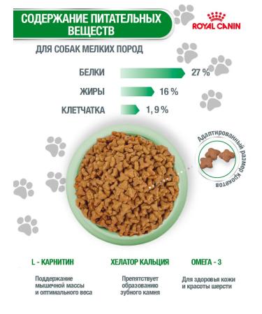 ROYAL CANIN Dry food mini adult for dogs of small breeds 8 kg - Buy Online on GoSupps.com