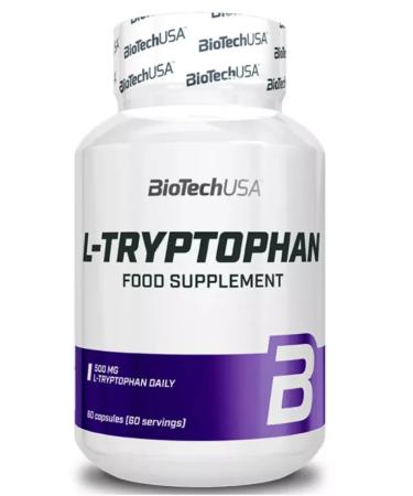BioTechUSA Amino acid L-tripthophan L-Tryptophan 60 cap