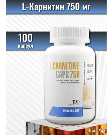 maxler L-carnitine 750 mg 100 capsules