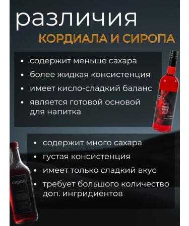 Sweet&Sour The basis for drinks (cordial) Kizil-Barbaris glass - Buy Online on GoSupps.com