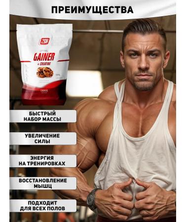 2SN Gainer for a quick set of mass Mass Gainer 1 kg chocolate - Buy Online on GoSupps.com