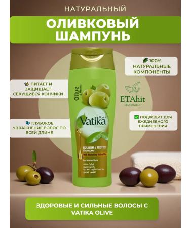 Dabur Hair shampoo vatica olives and henna 400 ml