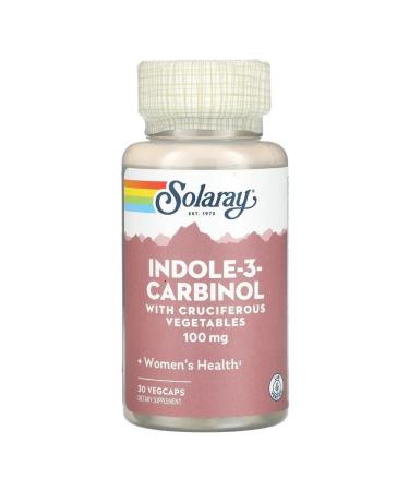 Solaray Indol-3-carbinol with cruciferous vegetables 100 mg 30 capsules