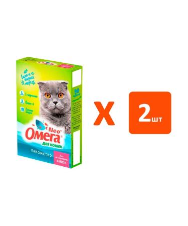 Omega Neo The treat of sterilized cats L-carnitine 90 tab 2 - Buy Online on GoSupps.com