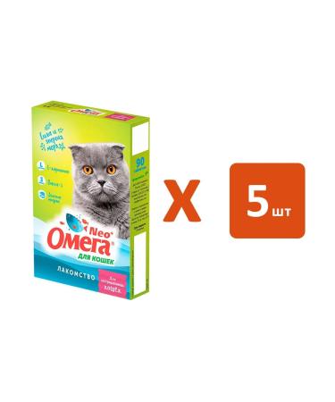 Omega Neo The treat of sterilized cats L-carnitine 90 Tab 5 - Buy Online on GoSupps.com