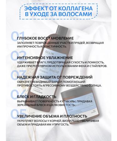 Ollin Professional Hair with a collagen restorative - Buy Online on GoSupps.com