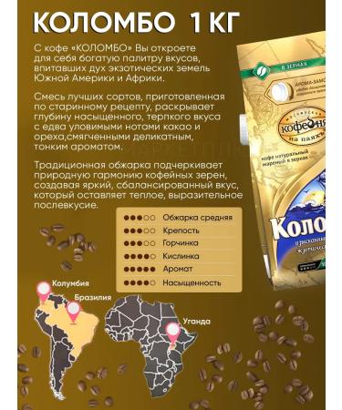 Moscow Coffee Shop on Shares Coffee in Colombo grains 1 kg - Buy Online on GoSupps.com
