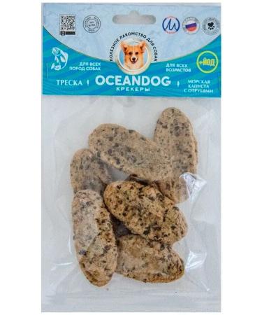 OCEAN DOG Delicacy crackers for dogs puppies cod cabbage 40g 2 pcs