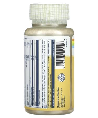 Solaray B-complex 100 mg Vitamin B-Complex 50 capsules - Buy Online on GoSupps.com