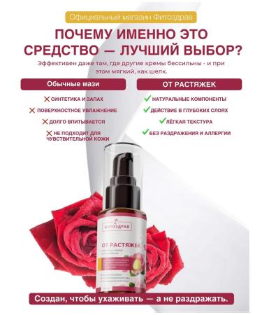 PHYTOZDRAV Cream from stretch marks from scars and scars - Buy Online on GoSupps.com
