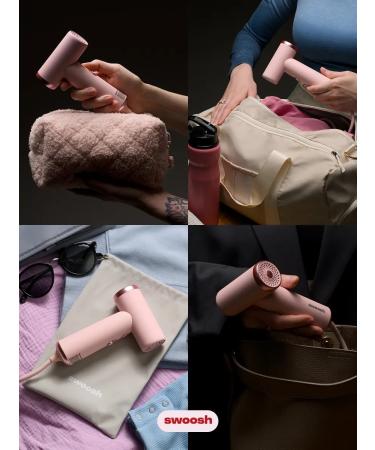 SWOOSH Hair hair dryer Professional compact pink - Buy Online on GoSupps.com