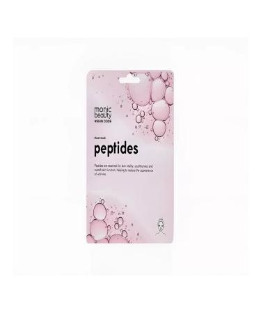 MONIC BEAUTY Peptide face mask 25 ml 24 pcs - Buy Online on GoSupps.com