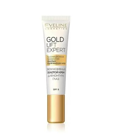 EVELINE Gold Lift Expert Eye Cream 15 ml - Buy Online on GoSupps.com