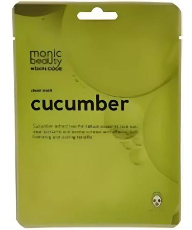 MONIC BEAUTY Face mask cucumber 25 ml 24 pcs - Buy Online on GoSupps.com