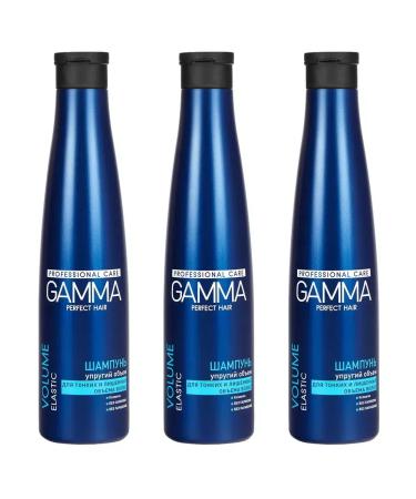 Gamma Hair shampoo elastic volume 350 ml 3 pcs