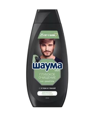 Shauma Hair shampoo 3B1 men deep purification 360 ml