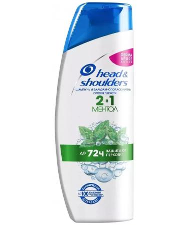 Head&Shoulders Shampoo against dandruff 2B1 menthol refreshing 200 ml