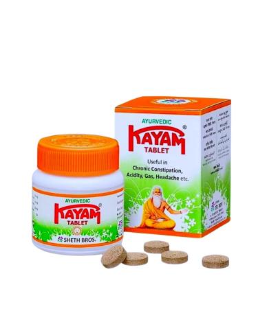 Laxative Ayurvedic pills for constipation kayam 30 - Buy Online on GoSupps.com