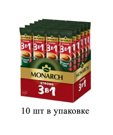 Coffee drink monarch 3 in 1 strong 13g x 24 UL 10 pcs
