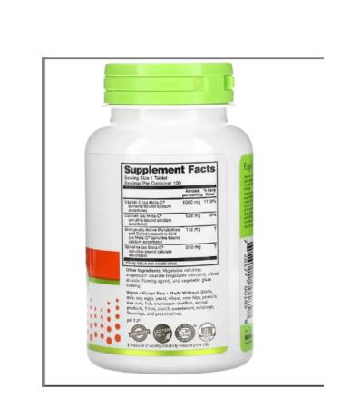 NutriBiotic Vitamin Meta-C 1000 mg 100 tablets - Buy Online on GoSupps.com