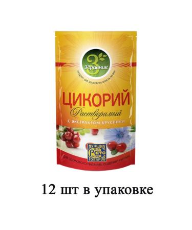 ZDRAVNIK Tsikoria with lingonberries is soluble UP 12 pcs 85 g