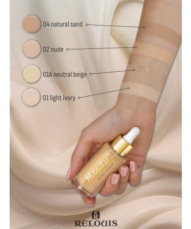 RELOUIS Tonal face cream fluid Paradiso tone 01a neutral - Buy Online on GoSupps.com