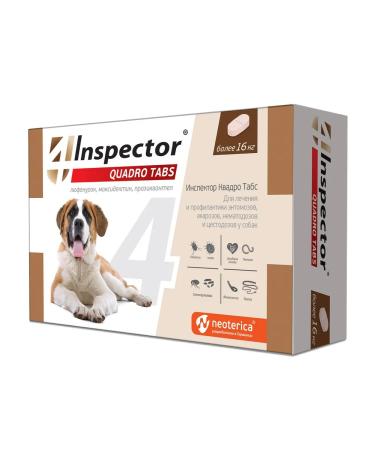 Neoterica Inspector Quadro Tabs tablets for dogs weighing more than 16 kg
