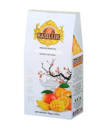 Basilur White tea "mango and orange" 100 g - Buy Online on GoSupps.com