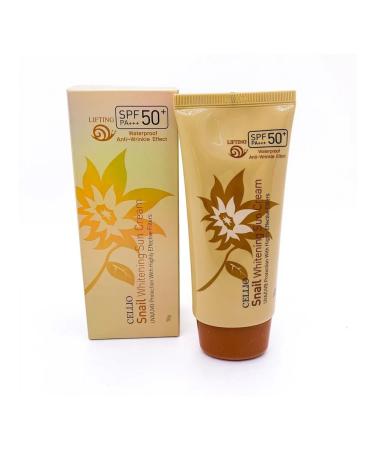Dr Cellio Facial cream Sunny waterproof with mucin snail - Buy Online on GoSupps.com