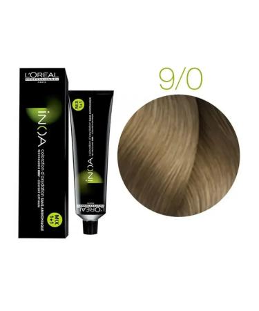 L'Oreal Professionnel Hair dye 9.0 inoa without ammonia 60 g