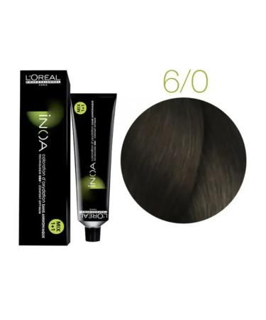 L'Oreal Professionnel Hair dye 6.0 inoa without ammonia 60 g