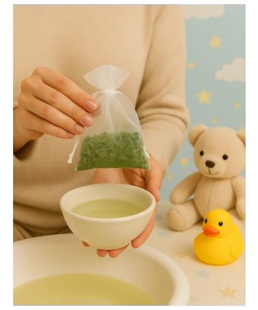 Steamed grass Herbal extract for bathing newborns with lemon balm - Buy Online on GoSupps.com