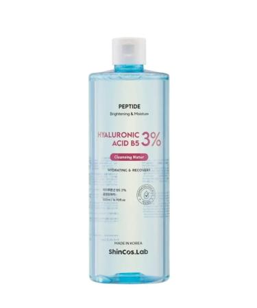 ShinCosLab Micellar water hyaluronic acid and vitamin B5 500 ml